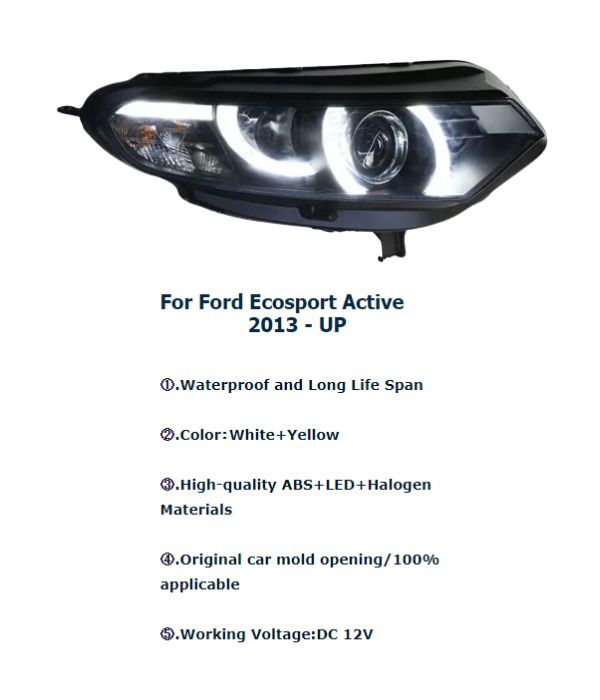 eco sport aftermarket headlight evoque 3