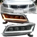 Honda Accord 4 LED Aftermarket Headlight 2008-13 high quality plug and play