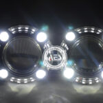 Porsche Design 3 inch HID Projector Headlight | AES Panamera | anti glare lens | Full Kit