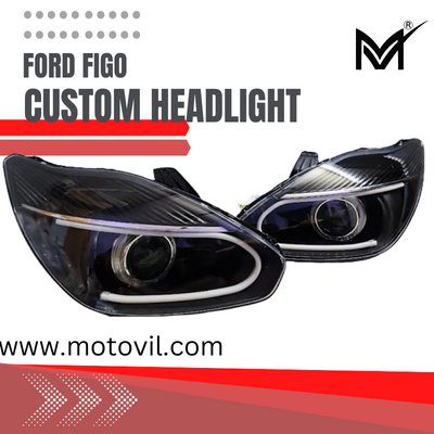 Ford figo custom headlights