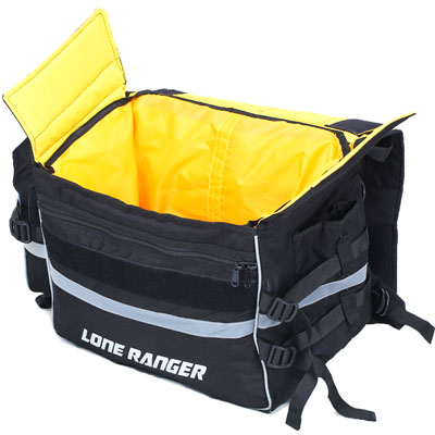 LONE RANGER SADDLE BAGS FOR ROYAL ENFIELD [BLACK]
