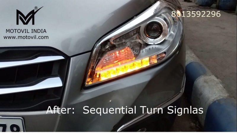 s cross drl with sequential turn signal