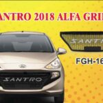 Santro 2018 Alpha Grill Hyundai Direct fit Chrome FGH-162