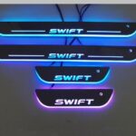 Suzuki Swift 2018 Welcome light 4 door Blue LED Scuff Plate