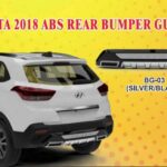 Creta 2018 Rear Bumper Guard Hyundai Silver/Black BG-03