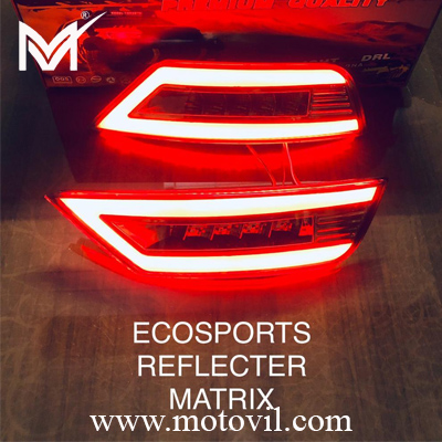 ecosport led reflector light rear bumper