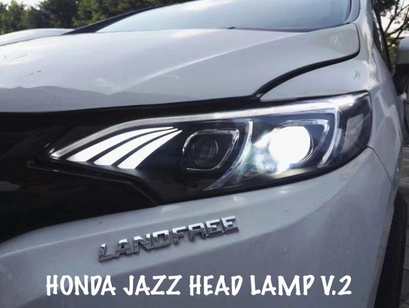 honda jazz aftermarket headlights