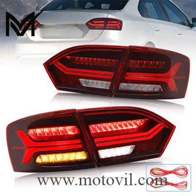 jetta aftermarket tail lights red