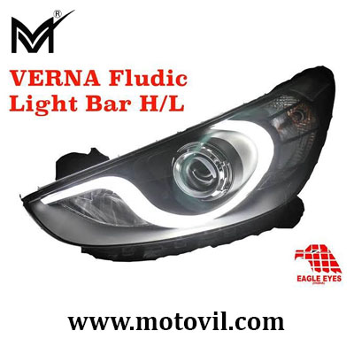 verna fluidic aftermarket headlight eagle eye