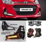 Hyundai Grand i10 OEM type Fog Light Kit with DRL and Indicator