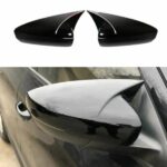 VW Polo Mirror Covers gloss black and carbon fiber finish direct fit