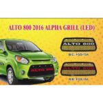 Alto 800 2016 Alpha Front Grill (LED) Maruti Suzuki  Chrome/Red