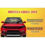 Brezza 2018 Front Grill Chrome and Red Maruti Suzuki FGS-148
