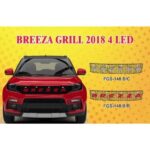 Brezza 2018 Front Grill LED Chrome/Red Maruti Suzuki FGS-148