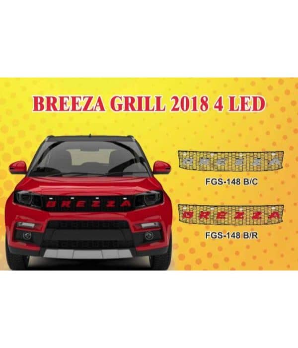 brezza front grill led