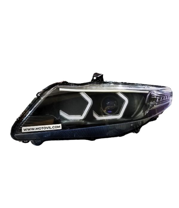 honda city ivtech custom headlight BMW design 1