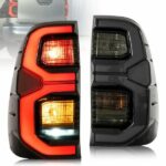Toyota Hilux Aftermarket Tail Lights with scanning welcome features direct plug and play and no alteration