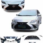 Corolla Altis Bumper Lexus Style for Altis 2011-12 model high quality PP plastic material with Grill