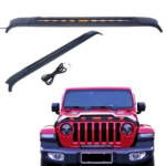 Thar LED Bug Deflector Scoop for Front Bonnet with Turn Signals ABS material for Thar all model
