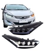 Elantra 4 LED Projector Headlight
